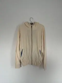 Paul Smith M クリーム色 フルジップパーカー