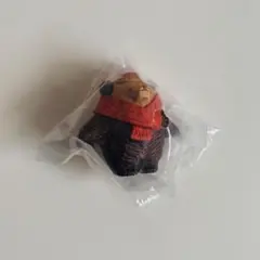 【たかはたまさお】木彫り風　フィギュアコレクション　首元温め熊
