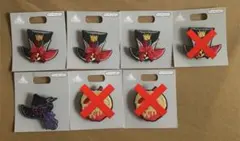 ディズニー ヴィランズ ワッペンピン ハートの女王 マレフィセント 白雪姫