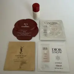 メイクアップサンプルセットCHANEL, LANCOME, YSL, DIOR