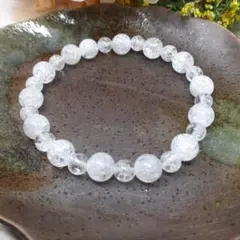 クラック水晶・爆裂水晶・強力浄化・ブレスレット