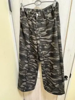 k*u様 迷彩デニム