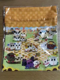 とっとこハム太郎　ぷいぷいモルカー　コラボ　巾着