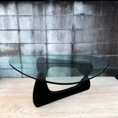 送料込み イサム・ノグチ 大塚家具リプダクト品 ガラステーブル コーヒーテーブルのサムネイル