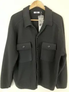 【新品未使用】UNIQLO U ラムニットジャケット　黒　XL