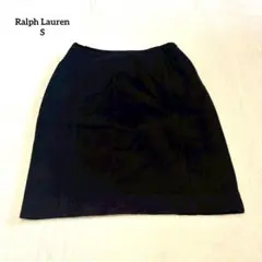 ラルフローレン　タイトスカート　膝丈　美シルエット　ウール　オフィス　黒Sのサムネイル