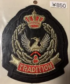 TRADITION 刺繍　ワッペン