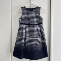 BeBe 千鳥格子柄 ワンピース 130cm
