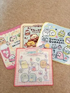 すみっコぐらし ミニ、ガーゼ ハンカチ 6枚セット