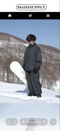 MAHFスノーボードウェア  WIDE BIB PANTS 値引き交渉可 MAHFスノーボードウェア SNOW WIDE BIB PANTS 値引き交渉可 - メルカリ