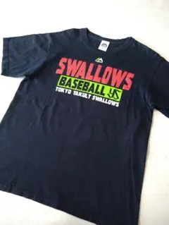 Majestic 東京ヤクルトスワローズ Tシャツ L ネイビー