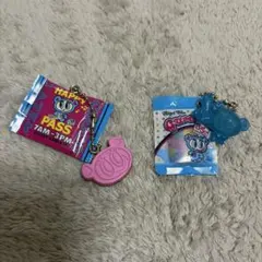 エンジェルブルーのキーホルダー2点セット ガチャガチャ