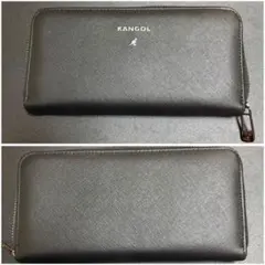 KANGOL ラウンドファスナー長財布 ブラックのサムネイル