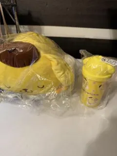 サンリオ一番くじ ポムポムプリン ぬいぐるみ ラストワン賞タンブラーセット