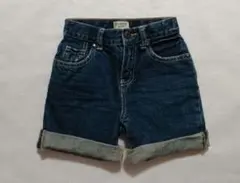 OSHKOSH　オシュコシュ　濃紺　デニム　ショートパンツ　110cm　ブルー