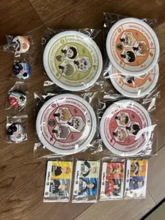 ハイキュー!! プレートセット バッジ カードセット　くら寿司