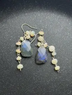 オパール ピアス(両耳用)