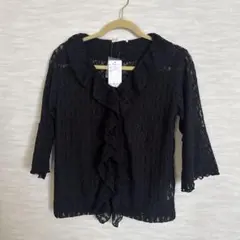 エヘカソポ　レースフリルカーディガン