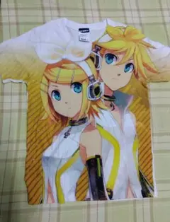 ボカロTシャツ　鏡音リン・レン