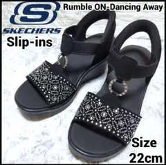 極美品 SKECHERS Slip-ins サンダル 菜々緒着用 黒 22.5のサムネイル