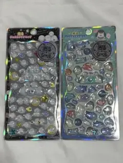 光るジュエルプチドロップ　ストーンつき　２点まとめ売り