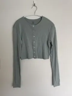 BRANDY MELVILLE クロップドカーディガン グリーン