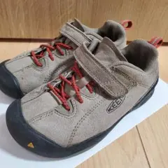 KEEN 18.5㎝ 　 キッズ　子供　ジャスパー　ベージュ　アウトドア