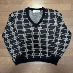 ヴィンテージ ジバンシー GIVENCHY Vネック ロゴニットのサムネイル