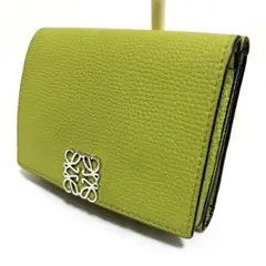 ⭐️極美品⭐️　LOEWE　ロエベ　アナグラム　三つ折り財布　レザー　イエロー Amazon | [ロエベ] 三つ折り財布 アナグラム バーティカル