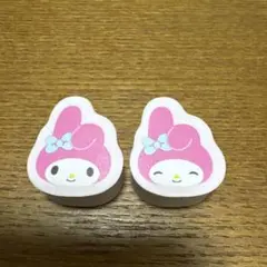 【新品未使用】マイメロディ 消しゴム 2個セット