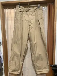 ARMANI JEANS 古着 ベージュ ワイドシルエット チノパン