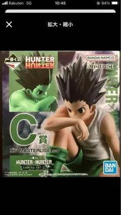 HUNTER HUNTER キメラアント2 ゴン C賞 フィギュア