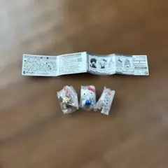 モンチッチ x ハローキティ めじるしアクセサリー　3個セット