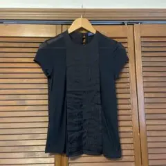 【SALE】POLO RALPH LAUREN ブラック プリーツ 半袖トップス