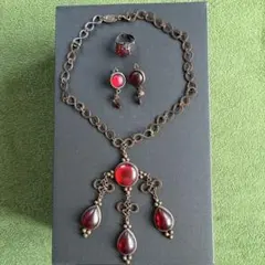 BABYLONE PARISネックレス・ピアス・リング3点セット