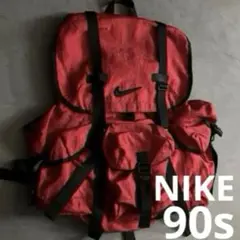 名作◎90s NIKE パラシュートバッグ　vintageのサムネイル