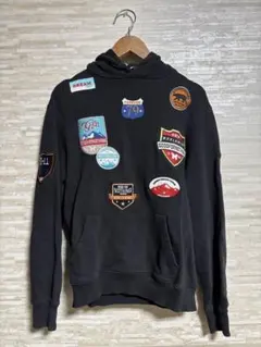 GOODFORNOTHING ブラックフードパーカー　XS