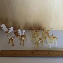 ガラス　硝子　小樽硝子　鹿　動物　まとめ売り