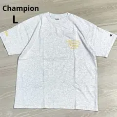 ☆Champion☆半袖Tシャツ リラックスフィット☆L☆ライトグレー