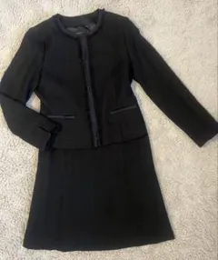 【値下げ】UNTITLED アンタイトル　ツイードスーツ　濃紺