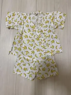プチマイン　甚平　バナナ柄　110
