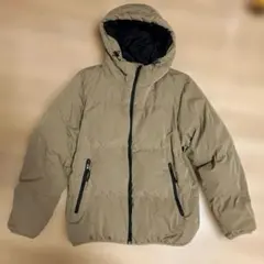 GU フード付き ダウンジャケット