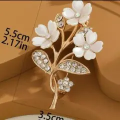 即日発送 新品 桜 ブローチ フォーマル 卒園式 卒業式 入園式 入学式 花 x