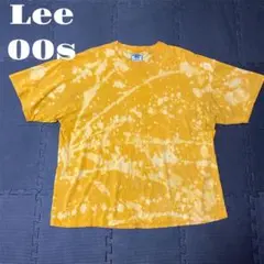 Lee リー　ダメージ加工　柄　Tシャツ 00s ビックT