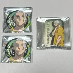 サカモトデイズ ラムネラボ 缶バッジ 坂本太郎セット