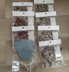 新品　柄マスク　8枚セット