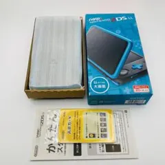 【画面美品】任天堂 Newニンテンドー2DS LL 本体 ブラック×ターコイズ