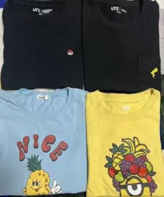【150】　ユニクロ　ポケモン Tシャツセット 他　4枚