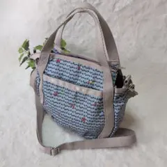 ✧美品【レスポートサック】2WAY ミニショルダー　小花柄　スモールジェニー