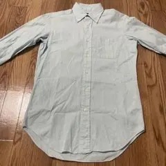 Maker's Shirt 鎌倉 長袖シャツ 38-82 M ストライプ 青×白